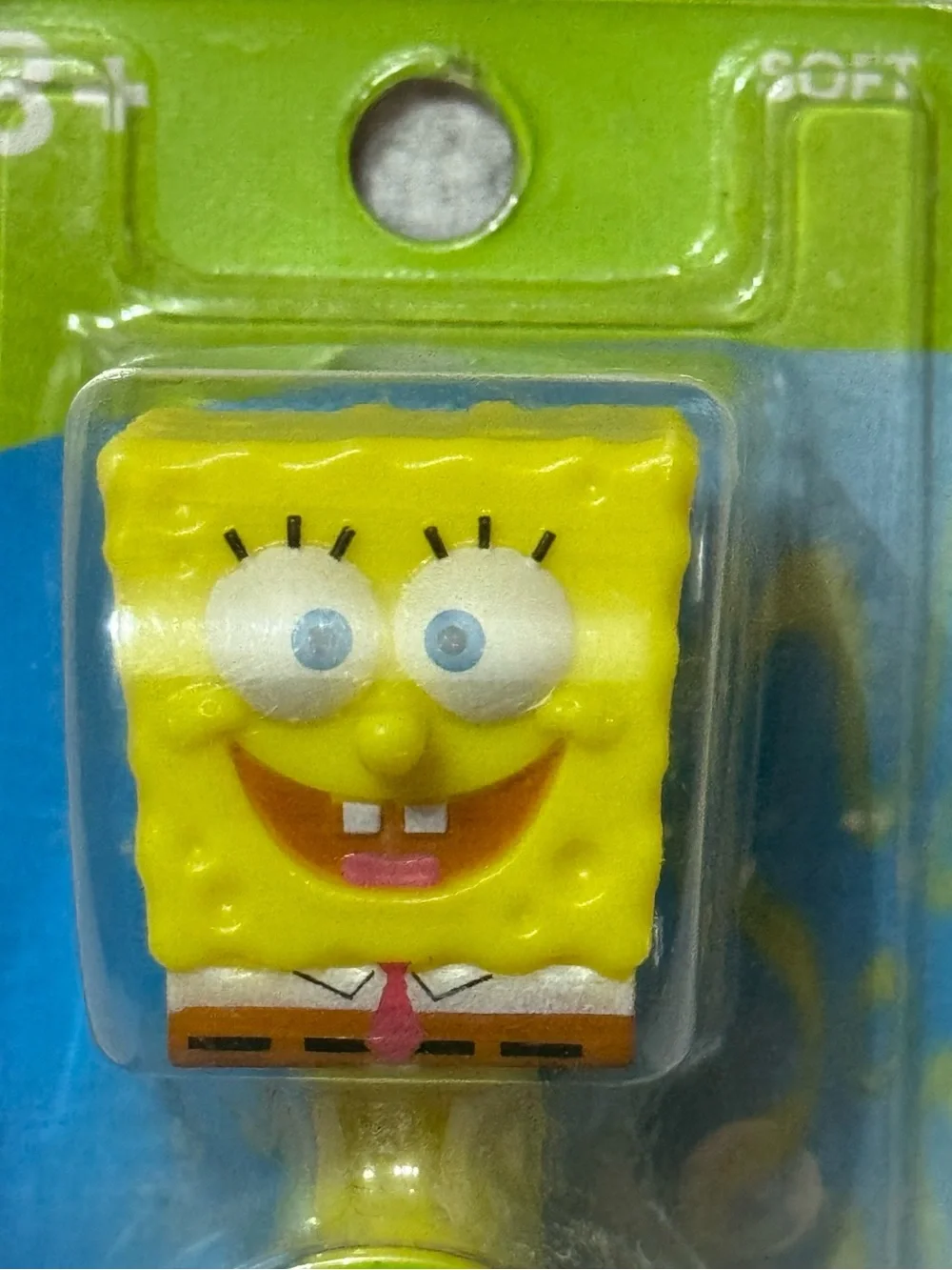 SpongeBob Squarepants Green and Yellow Firefly Clean N' Protect Toothbrush Head